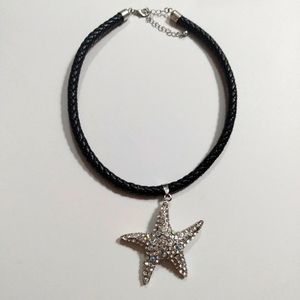 5/$20 - Crystal Sea Star Necklace